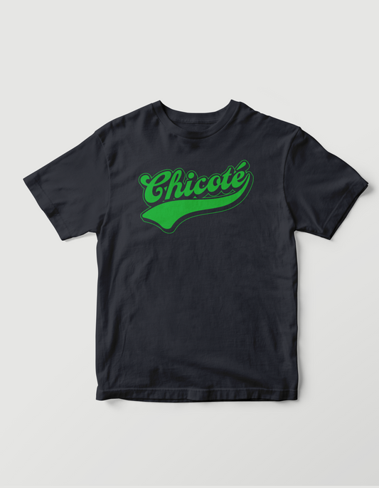 Tee-shirt noir/vert CHICOTÉ